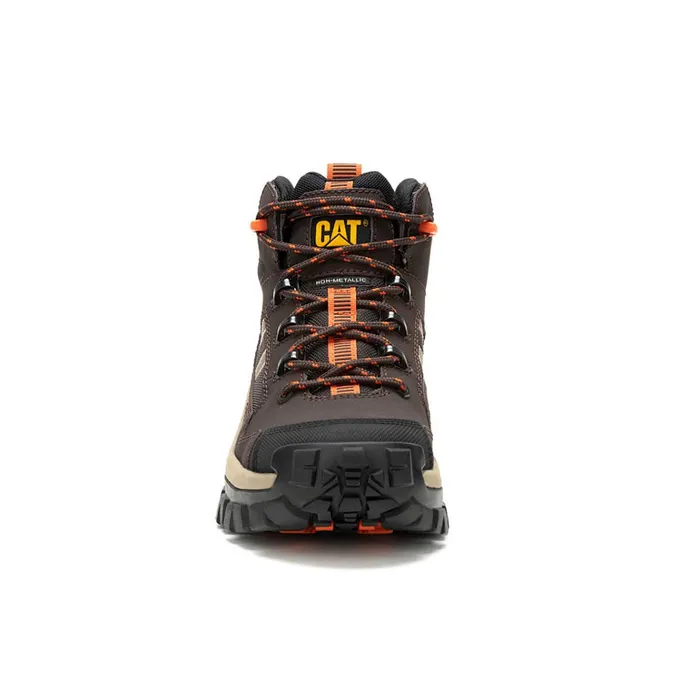 Cat Footwear Boots Men039s Invader Mid Vent Composite Toe Work Boot Coffee Bean 8211 Men