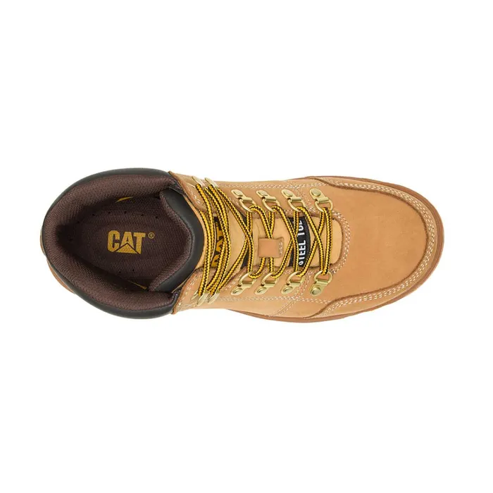 Cat Footwear Boots Men039s Outline Steel Toe Work Boot Honey Reset 8211 Men