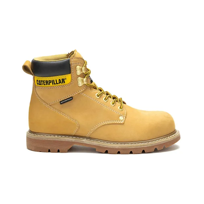 Cat Footwear Boots Men039s Second Shift Waterproof Steel Toe Work Boot Honey Reset 8211 Men Cat Footwear Boots Men039s Second Shift Waterproof Steel Toe Work Boot Honey Reset 8211 Men