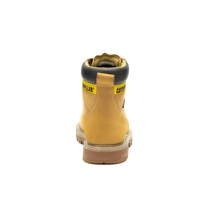 Cat Footwear Boots Men039s Second Shift Waterproof Steel Toe Work Boot Honey Reset 8211 Men