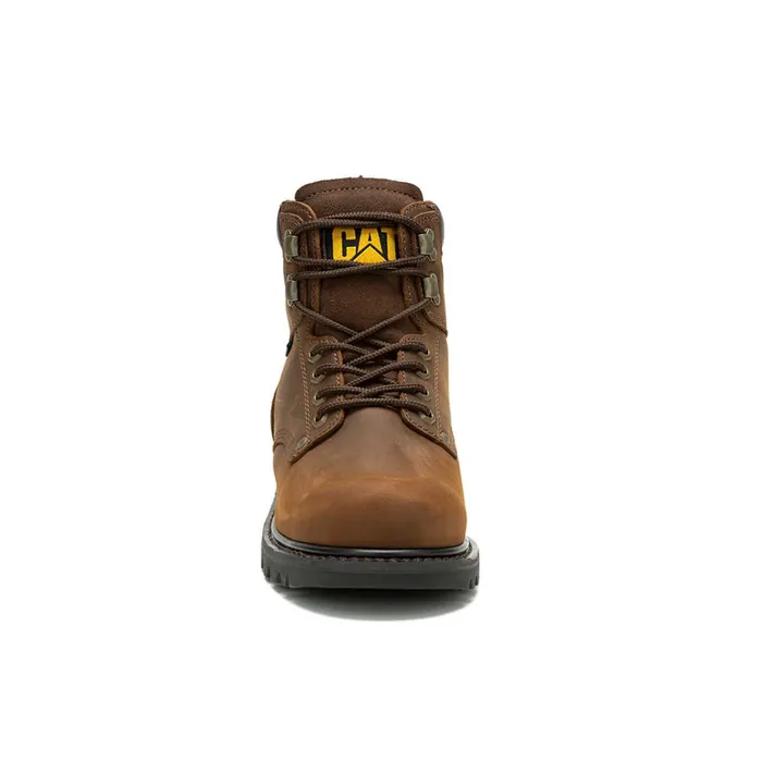 Cat Footwear Boots Men039s Second Shift Waterproof Work Boot Dark Brown 8211 Men
