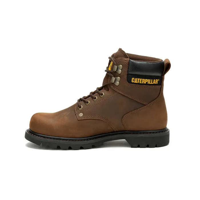 Cat Footwear Boots Men039s Second Shift Waterproof Work Boot Dark Brown 8211 Men