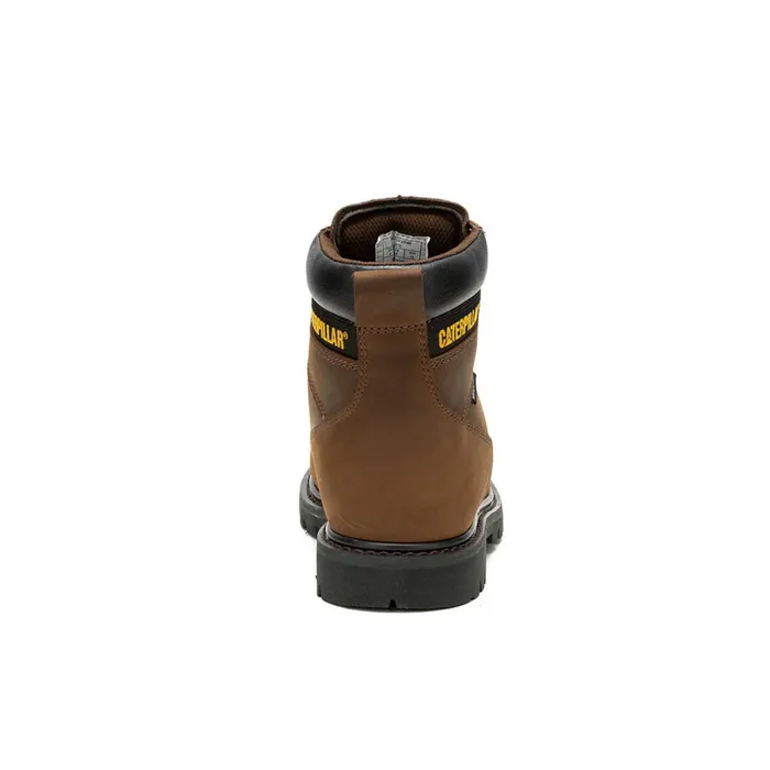 Cat Footwear Boots Men039s Second Shift Waterproof Work Boot Dark Brown 8211 Men