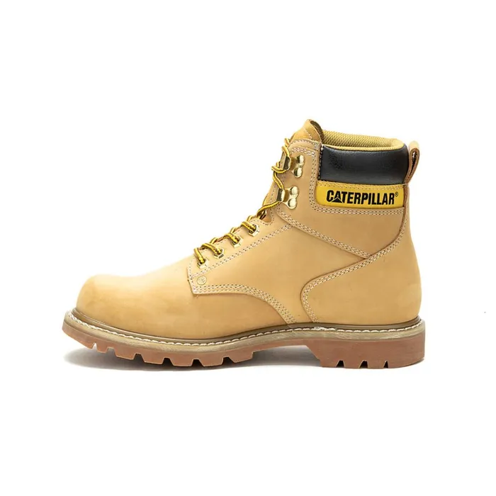Cat Footwear Boots Men039s Second Shift Waterproof Work Boot Honey Reset 8211 Men