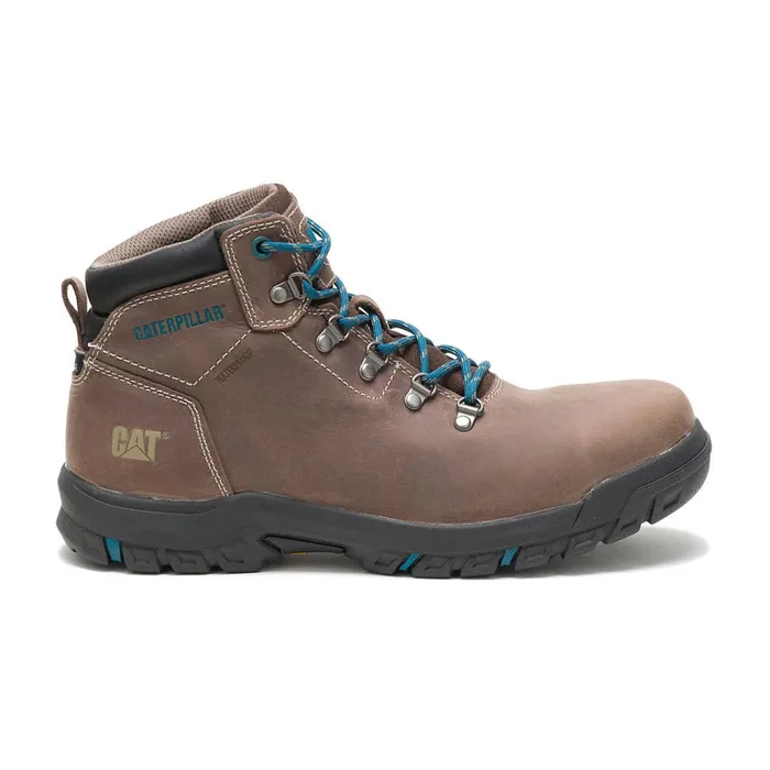Cat Footwear Boots Women039s Mae Steel Toe Waterproof Work Boot Bay Leaf 8211 Women