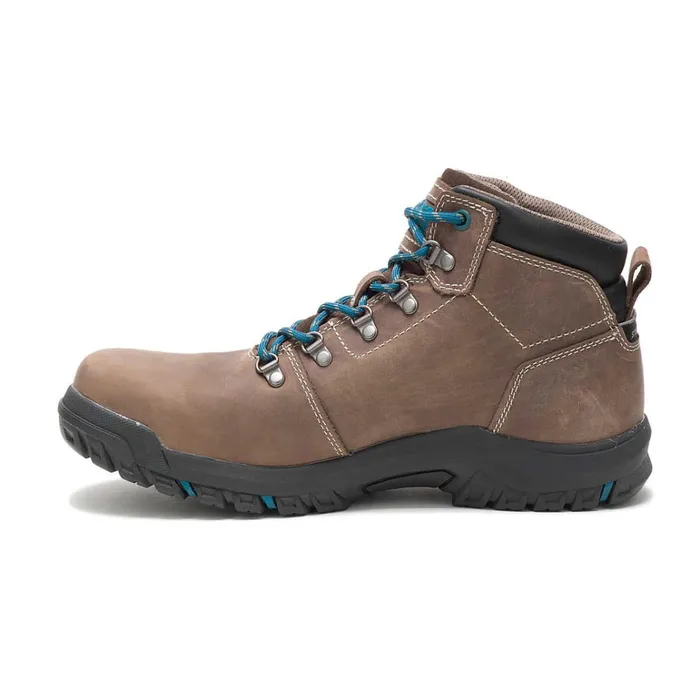 Cat Footwear Boots Women039s Mae Steel Toe Waterproof Work Boot Bay Leaf 8211 Women