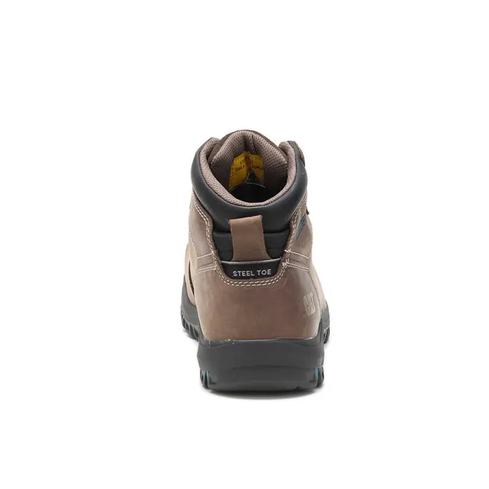 Cat Footwear Boots Women039s Mae Steel Toe Waterproof Work Boot Bay Leaf 8211 Women