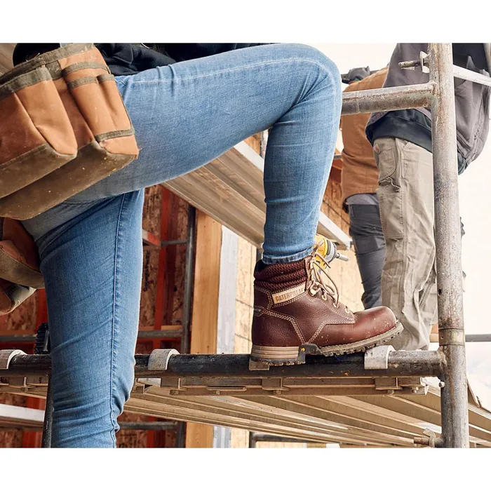 Cat Footwear Boots Women039s Paisley 6034 Steel Toe Work Boot Dolphin 8211 Women