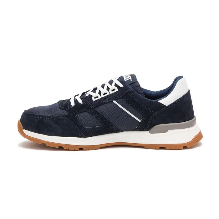 Cat Footwear Shoes Men039s Woodward Steel Toe Work Shoe Blue Nights 8211 Men