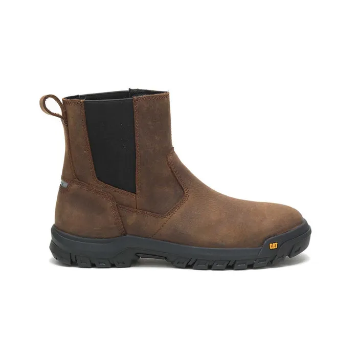 Cat Footwear Steel Toe Men039s Wheelbase Steel Toe Work Boot Clay 8211 Men
