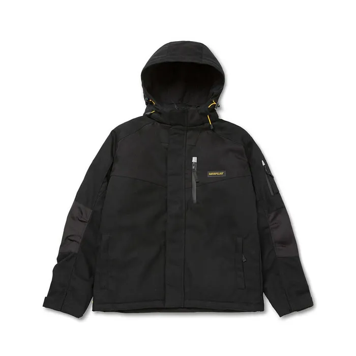 Cat Footwear Tops and Outerwear Men039s Triton Insulated Belt Length Jacket Black 8211 Men Cat Footwear Tops and Outerwear Men039s Triton Insulated Belt Length Jacket Black 8211 Men