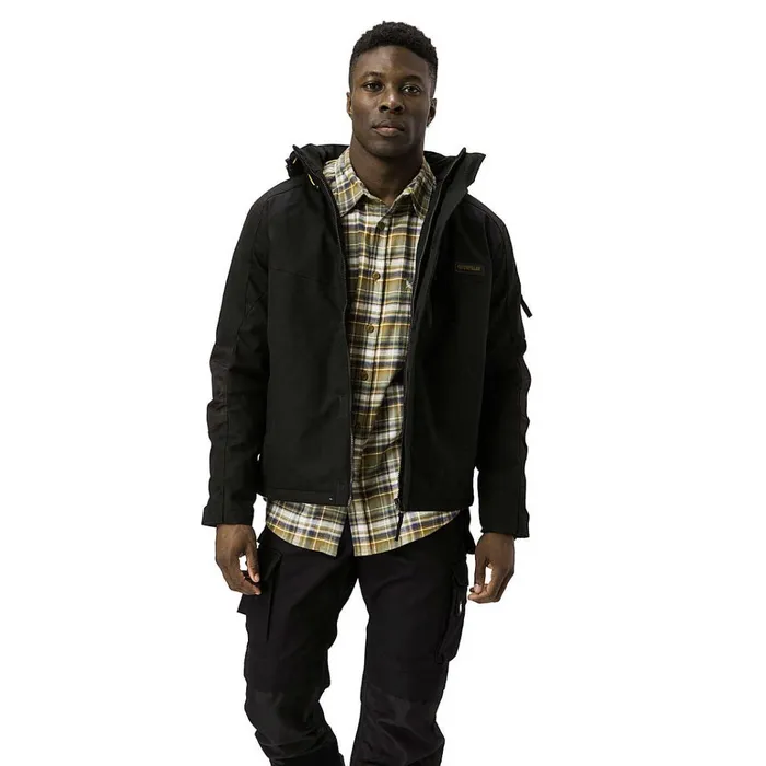 Cat Footwear Tops and Outerwear Men039s Triton Insulated Belt Length Jacket Black 8211 Men