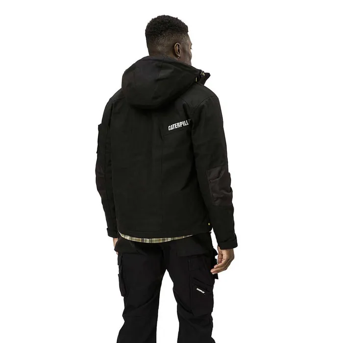 Cat Footwear Tops and Outerwear Men039s Triton Insulated Belt Length Jacket Black 8211 Men
