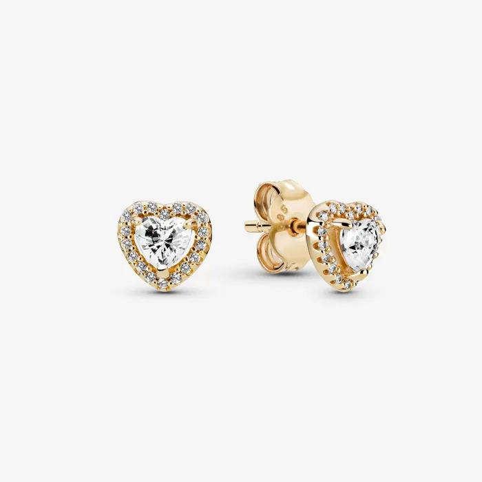 Chain Necklaces Women Pandora 14K Gold Elevated Heart Gift Set
