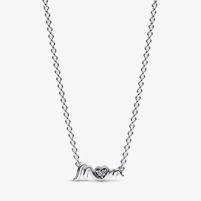 Chain Necklaces Women Pandora Love Mum Earrings and Necklace Set