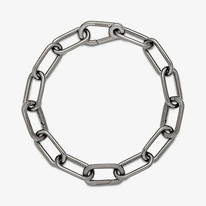 Chains Women Pandora Online ME MediumLink Chain Bracelet Ruthenium Plated