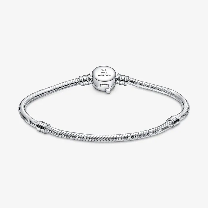 Chains Women Pandora Online Moments Marvel The Avengers Logo Clasp Snake Chain Bracelet