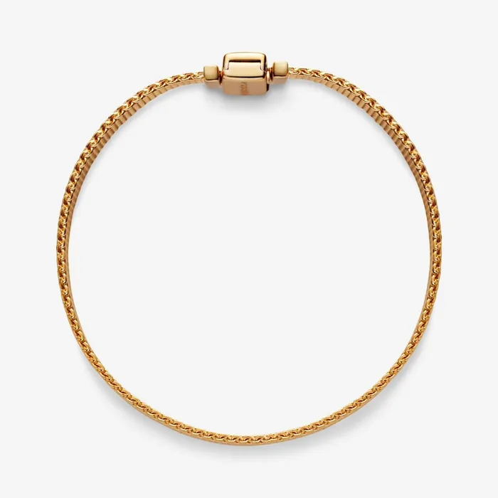 Chains Women Pandora Online Reflexions Mesh Bracelet Gold Plated
