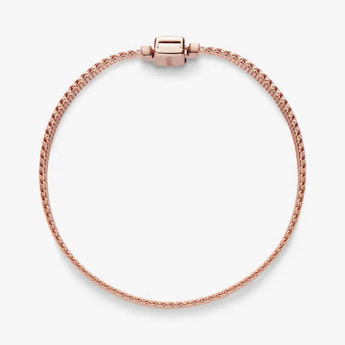 Charm Bracelets Women Pandora Online Reflexions Mesh Bracelet Rose Gold Plated