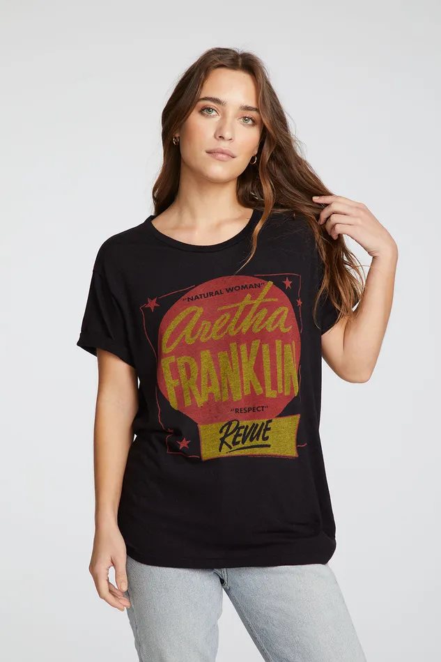 Chaser Brand Aretha Franklin Respect Womens Tops