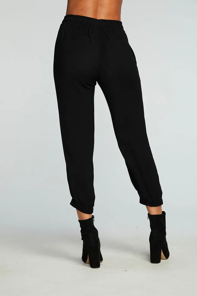 Chaser Brand Bottoms Womens Heirloom Wovens Cropped Paperbag Waist Pant
