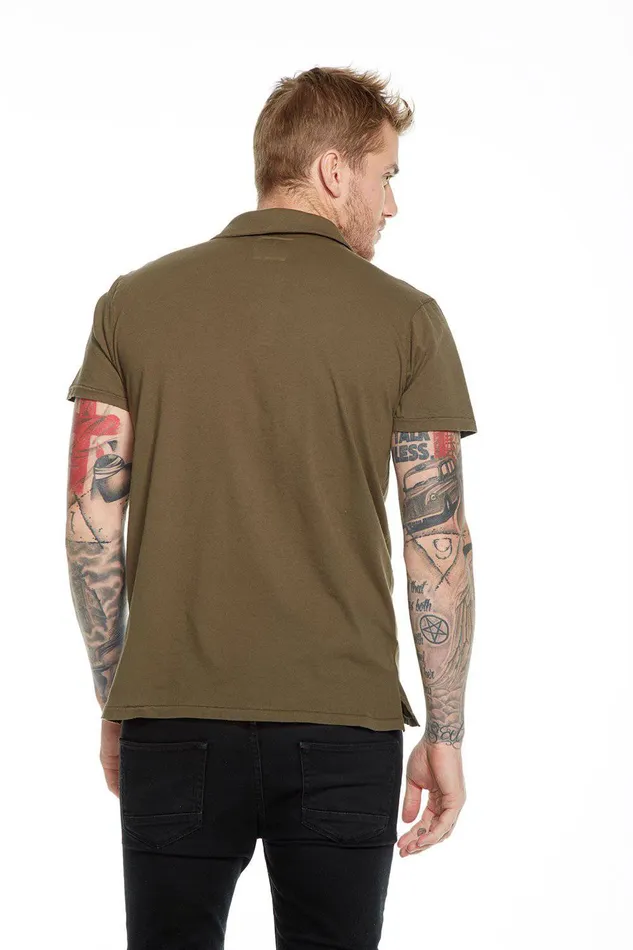Chaser Brand COTTON POLO W POCKET Mens Tops