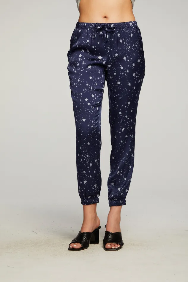 Chaser Brand Stretch Silky Basics Relaxed Jogger Womens Loungewear