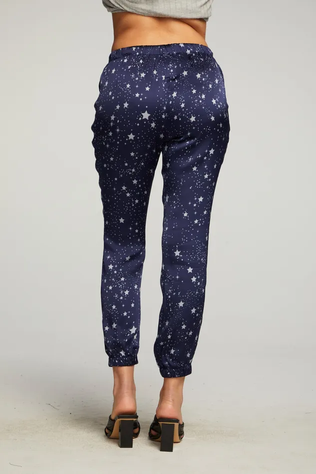 Chaser Brand Stretch Silky Basics Relaxed Jogger Womens Loungewear
