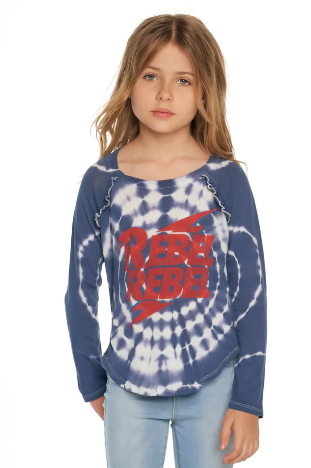 Chaser Brand Tops Girls David Bowie Rebel Rebel