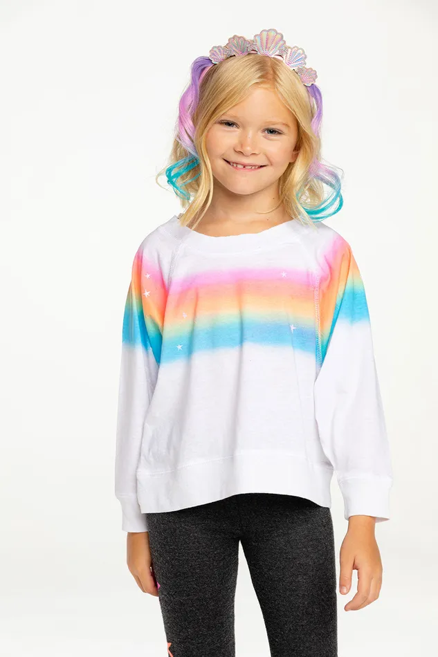 Chaser Brand Tops Girls Rainbow Dream