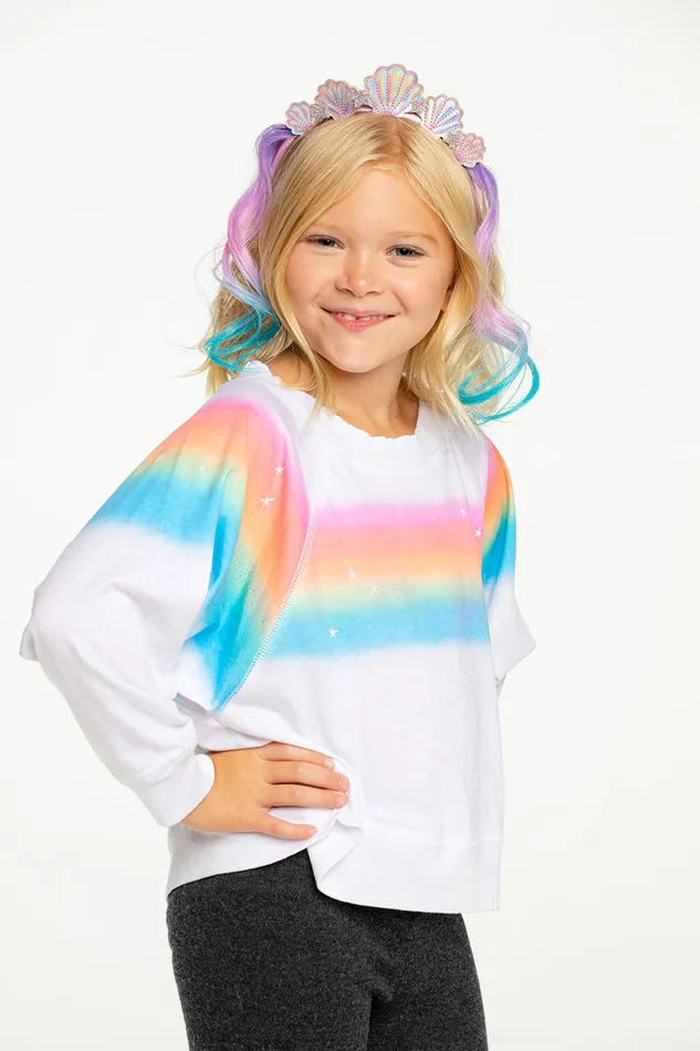 Chaser Brand Tops Girls Rainbow Dream