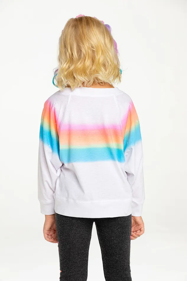 Chaser Brand Tops Girls Rainbow Dream