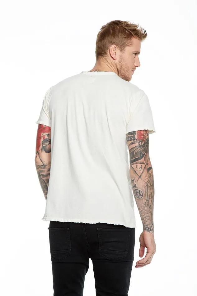 Chaser Brand Tops Mens COTTON CREW NECK TEE