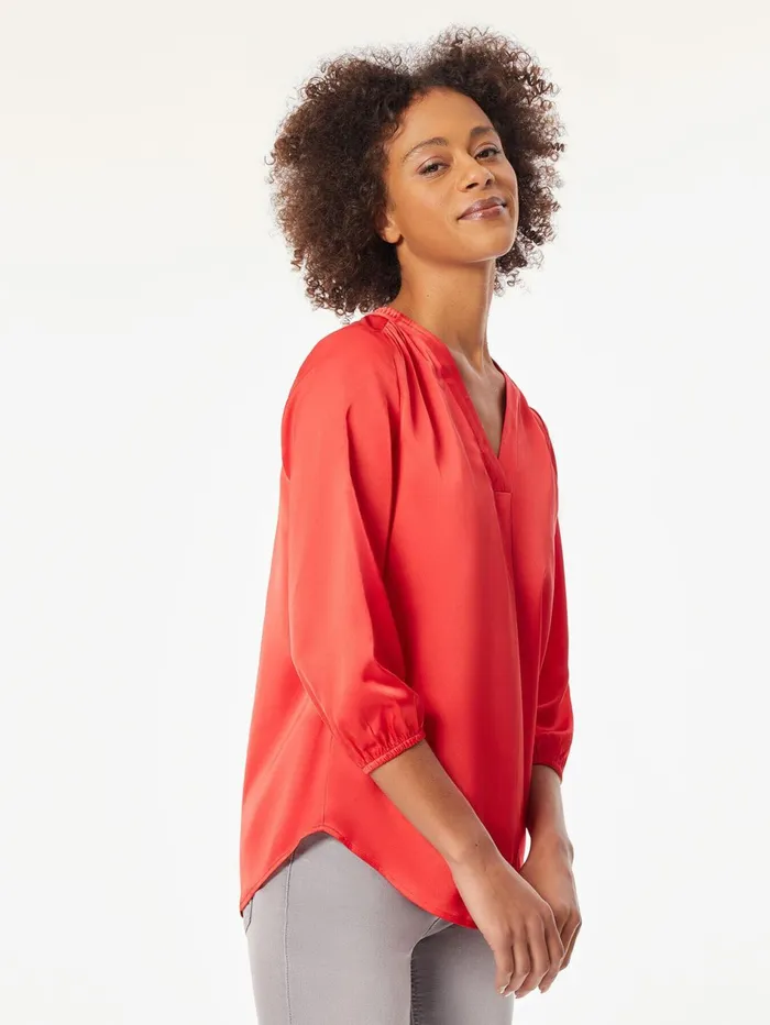 Chiffon VNeck Kelly Blouse Women Jones New York Sale Chiffon VNeck Kelly Blouse Women Jones New York Sale