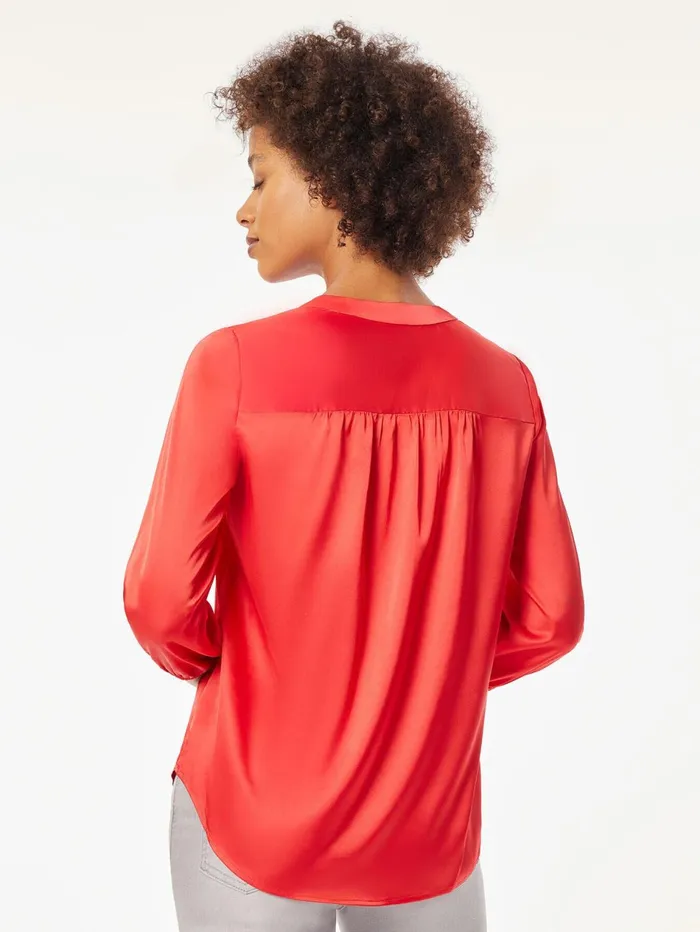 Chiffon VNeck Kelly Blouse Women Jones New York Sale Chiffon VNeck Kelly Blouse Women Jones New York Sale