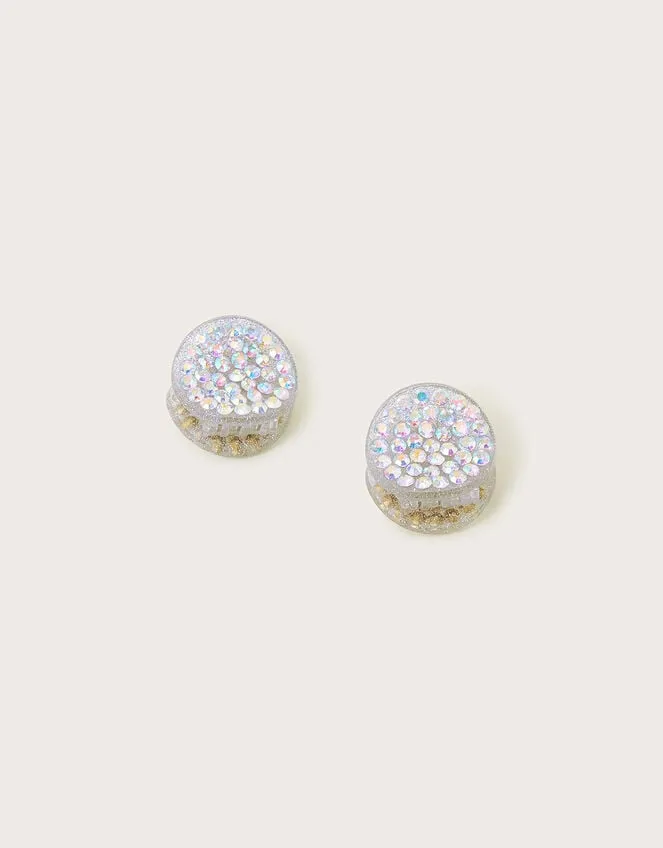 Children 2Pack Sparkle Claw Clips Monsoon Girls039 Hair Accessories
