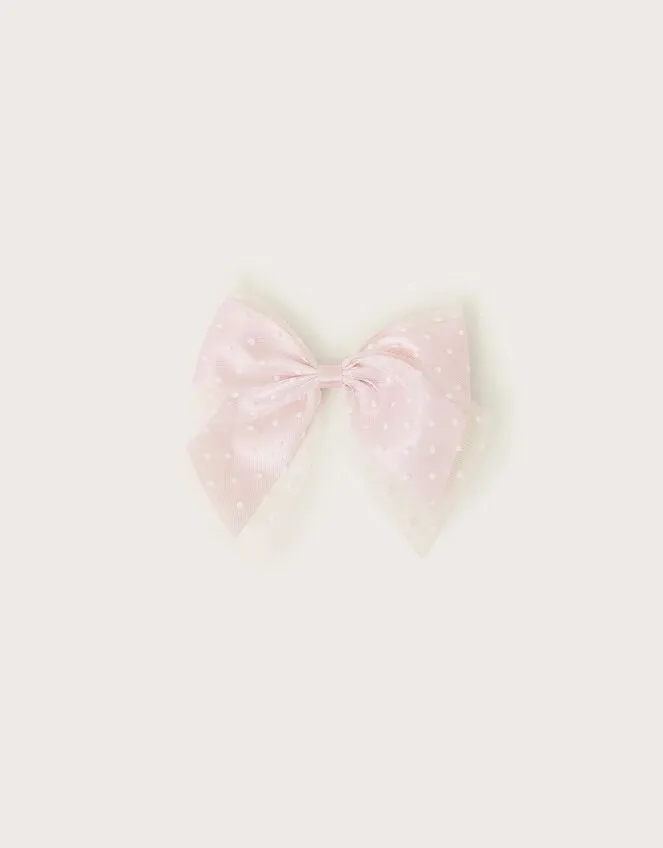 Children Audrey Spot Bow Clip Monsoon Girls039 Hair Accessories