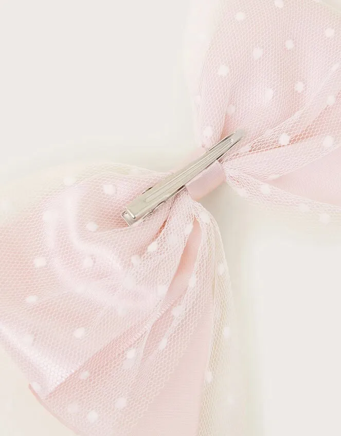 Children Audrey Spot Bow Clip Monsoon Girls039 Hair Accessories