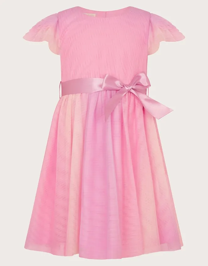 Children Baby Ruffle Sleeve Ombre Dress Purple Monsoon Dresses