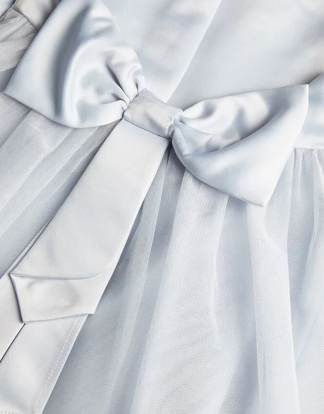 Children Baby Tulle Bridesmaid Dress Grey Monsoon Dresses