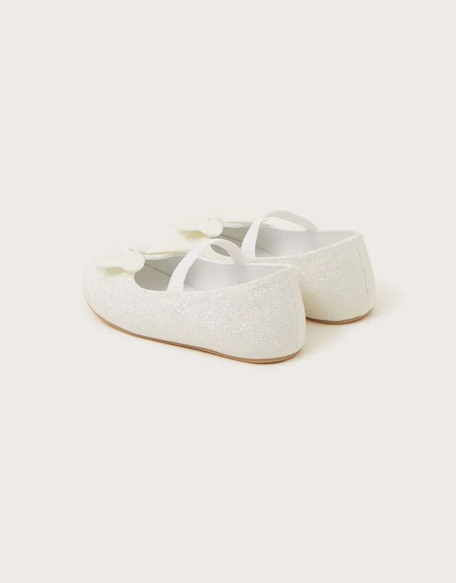 Children Butterfly Walker Shoes Ivory Monsoon Partywear