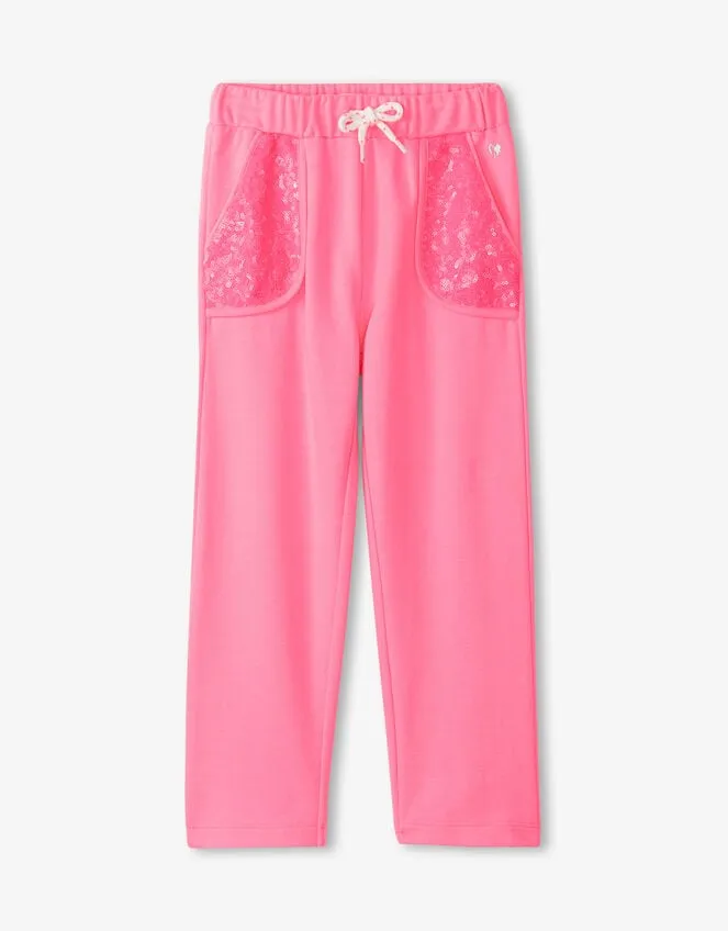 Children Hatley Neon Joggers Pink Monsoon Trousers and Shorts