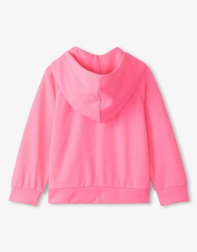 Children Hatley Neon Raglan Hoodie Pink Monsoon Knitwear and Cardigans