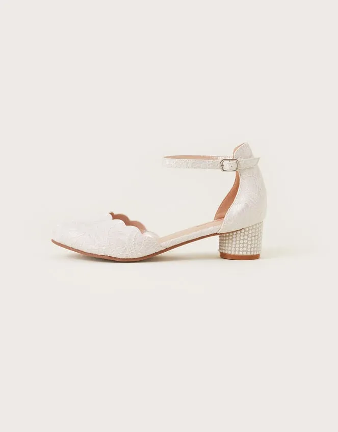 Children Lace TwoPart Heels Ivory Monsoon Partywear