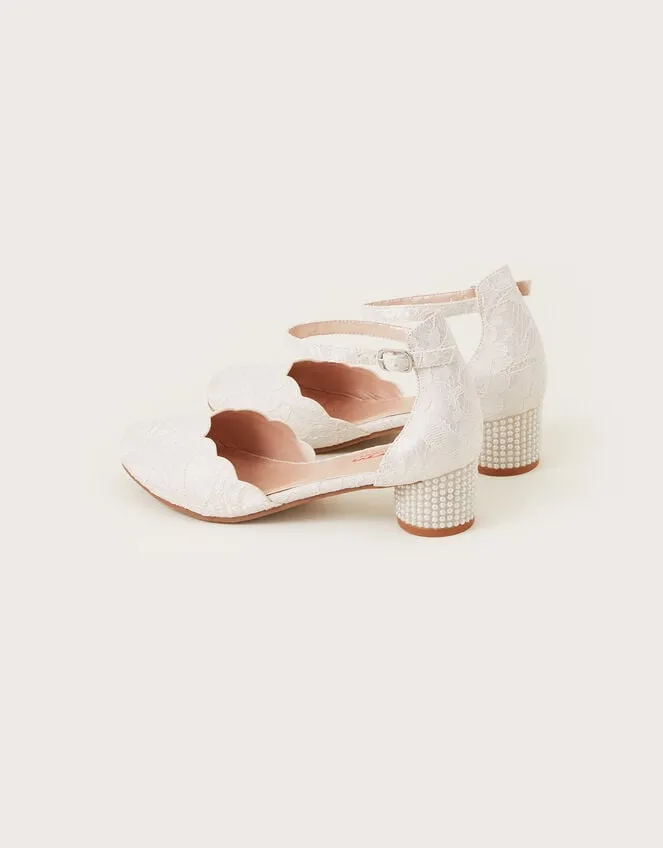 Children Lace TwoPart Heels Ivory Monsoon Partywear