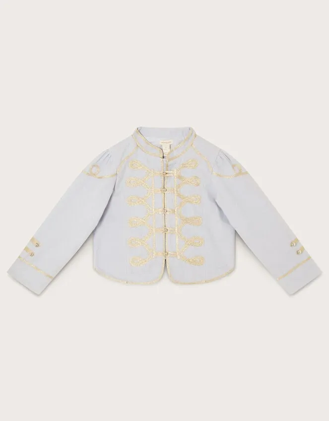 Children Land Of Wonder Braided Drummer Jacket Grey Monsoon Partywear