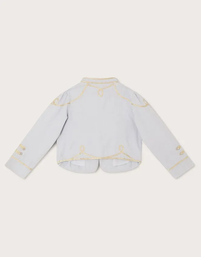 Children Land Of Wonder Braided Drummer Jacket Grey Monsoon Partywear