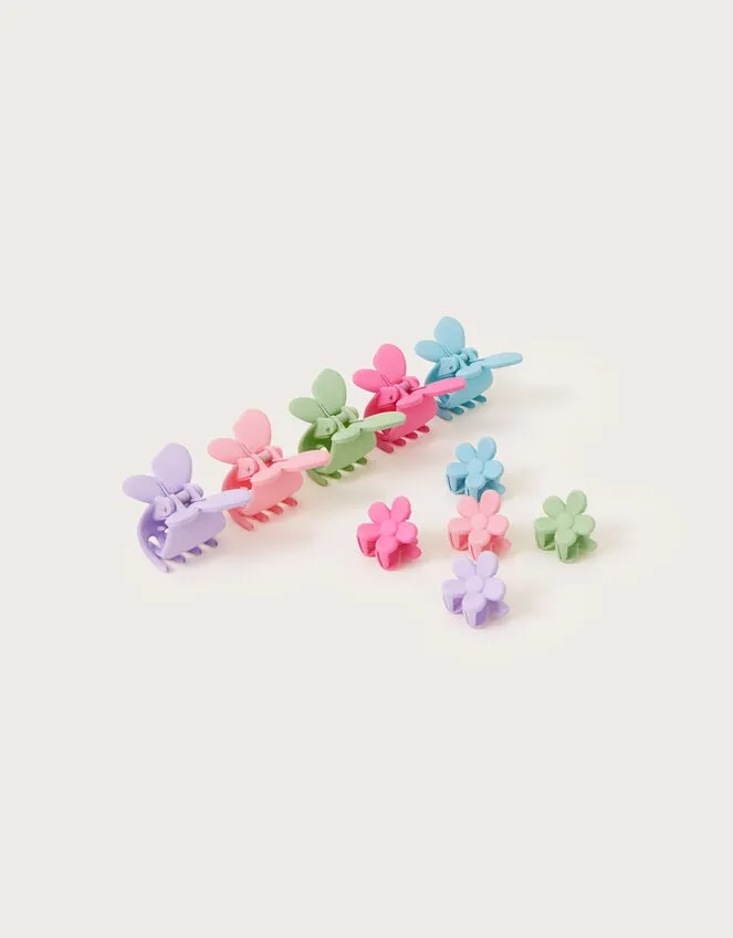 Children Matte Claw Clips 10 Pack Monsoon Girls039 Hair Accessories