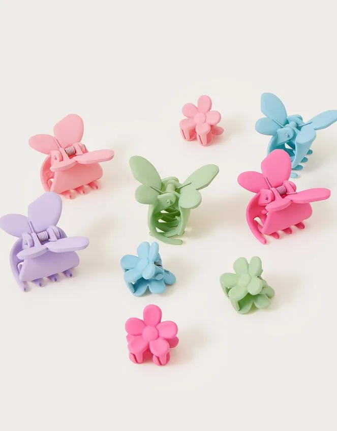 Children Matte Claw Clips 10 Pack Monsoon Girls039 Hair Accessories