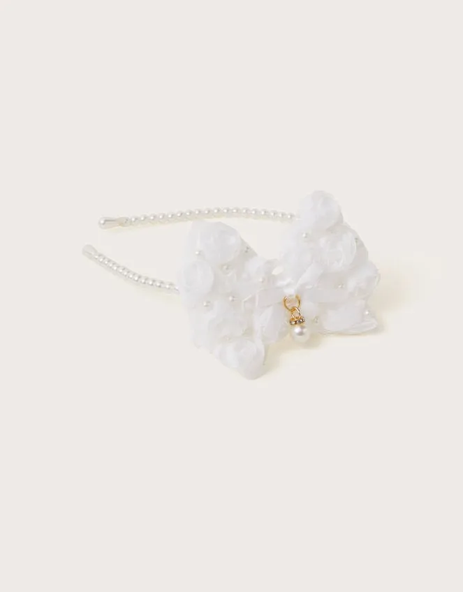 Children Pearl Bow Headband Monsoon Girls039 Hair Accessories